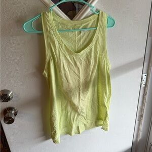 Old Navy Neon Yellow Green Sleeveless Tank Top